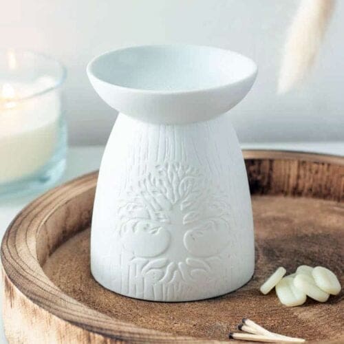 White Ceramic Tree of Life Wax Melter