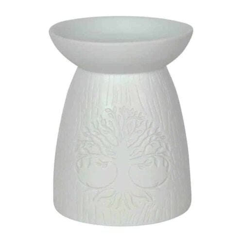 White Ceramic Tree of Life Wax Melter - Image 2