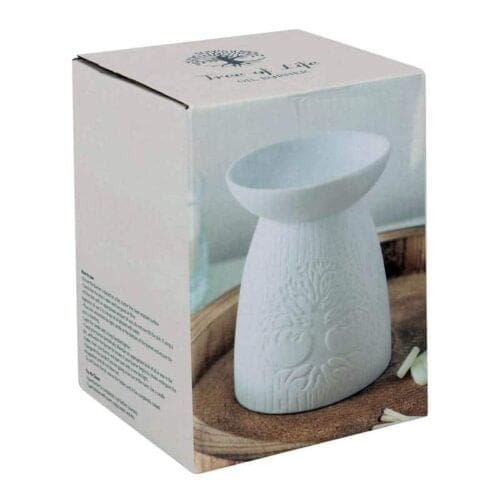 White Ceramic Tree of Life Wax Melter - Image 5