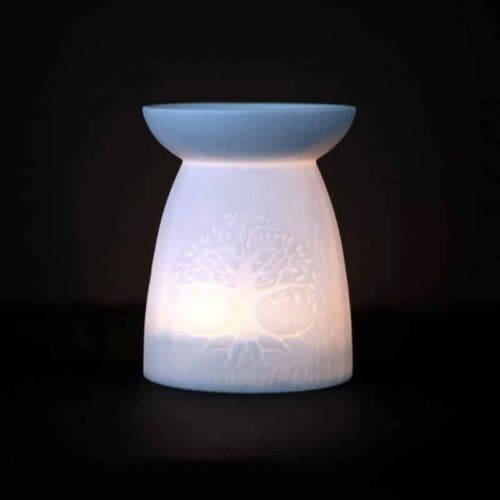 White Ceramic Tree of Life Wax Melter - Image 6